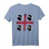 4 Mori Sardegna Sardinien Island Flagge T-Shirt – Originelles Geschenk für Sardinien-Fans und Insel-Liebhaber