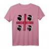 4 Mori Sardegna Sardinien Island Flagge T-Shirt – Originelles Geschenk für Sardinien-Fans und Insel-Liebhaber