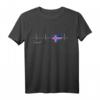 Island Herzschlag T-Shirt mit Flagge – Liebe Island Geschenkidee für Naturliebhaber, Freunde & Familie