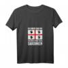 Damen Sardegna Flagge T-Shirt mit V-Ausschnitt - Ich muss gar nix, ich muss nur nach Sardinien, perfektes Geschenk für Sardinien-Liebhaber