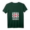 Damen Sardegna Flagge T-Shirt mit V-Ausschnitt - Ich muss gar nix, ich muss nur nach Sardinien, perfektes Geschenk für Sardinien-Liebhaber
