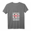 Damen Sardegna Flagge T-Shirt mit V-Ausschnitt - Ich muss gar nix, ich muss nur nach Sardinien, perfektes Geschenk für Sardinien-Liebhaber