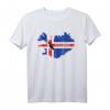 Island Flagge & Atlantic Puffin Vogel T-Shirt – Perfektes Geschenk für Island-Reisende, Natur- und Vogelliebhaber