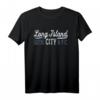 Long Island City T-Shirt | Retro Queens NY Design – Vintage Style Stadtteil-Shirt für Queens Fans