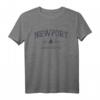 Klassisches Newport Rhode Island T-Shirt mit Vintage Segelboot – Perfektes Geschenk für Rhode Island Fans & Segelboot-Liebhaber