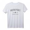 Klassisches Newport Rhode Island T-Shirt mit Vintage Segelboot – Perfektes Geschenk für Rhode Island Fans & Segelboot-Liebhaber