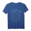 Jurassic Park Island Tour Map Outline T-Shirt - Offiziell lizenzierte Jurassic Park Kleidung für Dino- und Abenteuerfans