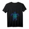 Damen Tribal Sea Turtle T-Shirt mit Hawaii-Design und Polynesischer Maori Kunst – Perfektes Geschenk für Meer- und Tierliebhaberinnen