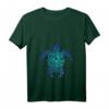 Damen Tribal Sea Turtle T-Shirt mit Hawaii-Design und Polynesischer Maori Kunst – Perfektes Geschenk für Meer- und Tierliebhaberinnen
