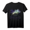 Island Karte Feuer Eis Nordlicht T-Shirt – Vintage Landkarte & Souvenir für Island-Liebhaber, Männer & Frauen
