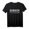Bangkok Thailand T-Shirt mit Flagge und Sehenswürdigkeiten – Perfektes Souvenir für Asien-Reisende, Strand- und Inselurlauber
