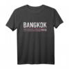 Bangkok Thailand T-Shirt mit Flagge und Sehenswürdigkeiten – Perfektes Souvenir für Asien-Reisende, Strand- und Inselurlauber