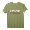 Bangkok Thailand T-Shirt mit Flagge und Sehenswürdigkeiten – Perfektes Souvenir für Asien-Reisende, Strand- und Inselurlauber