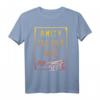 HapPanda T-Shirt mit Amity Island Motiv - Lizenzierte Feierkleidung mit Gradient Panel Design