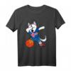 Dabbing Husky Island Basketball Fans Trikot mit Island-Flagge – Lustiges Basketball-Outfit für Fans, Spieler & Trainer