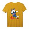 Dabbing Husky Island Basketball Fans Trikot mit Island-Flagge – Lustiges Basketball-Outfit für Fans, Spieler & Trainer