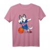 Dabbing Husky Island Basketball Fans Trikot mit Island-Flagge – Lustiges Basketball-Outfit für Fans, Spieler & Trainer