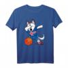Dabbing Husky Island Basketball Fans Trikot mit Island-Flagge – Lustiges Basketball-Outfit für Fans, Spieler & Trainer