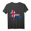 Islandpferde Icelandic Horse mit Islandflagge T-Shirt – Süßes Reiter-Shirt für Mädchen, Jungen & Erwachsene als Geschenk zum Geburtstag oder Schulanfang