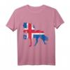 Islandpferde Icelandic Horse mit Islandflagge T-Shirt – Süßes Reiter-Shirt für Mädchen, Jungen & Erwachsene als Geschenk zum Geburtstag oder Schulanfang