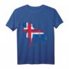 Islandpferde Icelandic Horse mit Islandflagge T-Shirt – Süßes Reiter-Shirt für Mädchen, Jungen & Erwachsene als Geschenk zum Geburtstag oder Schulanfang