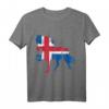 Islandpferde Icelandic Horse mit Islandflagge T-Shirt – Süßes Reiter-Shirt für Mädchen, Jungen & Erwachsene als Geschenk zum Geburtstag oder Schulanfang