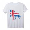 Islandpferde Icelandic Horse mit Islandflagge T-Shirt – Süßes Reiter-Shirt für Mädchen, Jungen & Erwachsene als Geschenk zum Geburtstag oder Schulanfang