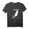 Fuerteventura Atlantik Insel Koordinaten Karte T-Shirt – Perfektes Erinnerungsgeschenk für Insel- und Meeresliebhaber