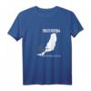 Fuerteventura Atlantik Insel Koordinaten Karte T-Shirt – Perfektes Erinnerungsgeschenk für Insel- und Meeresliebhaber