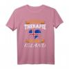 Ich Brauche Keine Therapie Ich Muss Nur Nach Island T-Shirt – Lustiges Island Geschenk für Fans, Reisende und Liebhaber der Insel