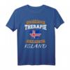 Ich Brauche Keine Therapie Ich Muss Nur Nach Island T-Shirt – Lustiges Island Geschenk für Fans, Reisende und Liebhaber der Insel