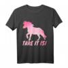 Tölt Islandpferd T-Shirt für Mädchen - Take it Isi Reitsport Oberteil für Reitlehrer, Pferdeliebhaber & Turniere