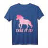 Tölt Islandpferd T-Shirt für Mädchen - Take it Isi Reitsport Oberteil für Reitlehrer, Pferdeliebhaber & Turniere