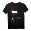 Thailand Karte T-Shirt mit Flagge - Perfektes Souvenir für Asien- und Thailand-Reisende, Strand- und Natururlauber