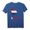 Thailand Karte T-Shirt mit Flagge - Perfektes Souvenir für Asien- und Thailand-Reisende, Strand- und Natururlauber