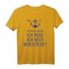 Ich Muss Gar Nix Ich Muss Nur Nach Norderney - Lustiges Retro T-Shirt für Nordsee Fans & Urlauber an der Ostfriesischen Küste