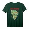 Jurassic Park Island Guide Map T-Shirt - Offiziell lizenzierte Jurassic Park Bekleidung für Fans & Dinosaurier-Enthusiasten