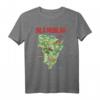 Jurassic Park Island Guide Map T-Shirt - Offiziell lizenzierte Jurassic Park Bekleidung für Fans & Dinosaurier-Enthusiasten