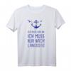 Ich Muss Gar Nix Ich Muss Nur Nach Langeoog T-Shirt - Lustiges Nordsee Insel Urlaubs-Shirt für Touristen & Bewohner