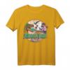 Jurassic Park Raptor Island Style Logo T-Shirt - Offiziell lizensierte Jurassic Park Kleidung für Dino-Fans