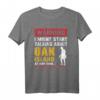 Warnung Ich könnte anfangen, über Oak Island zu reden T-Shirt – Lustiges Schatzsucher & Metalldetektor Humor Outfit für Hobbyarchäologen, Goldgräber & Schatzjäger
