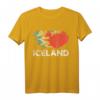 Iceland Island Flagge Retro T-Shirt - Perfektes Reisezubehör und Souvenir für Island-Liebhaber