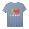 Iceland Island Flagge Retro T-Shirt - Perfektes Reisezubehör und Souvenir für Island-Liebhaber