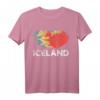 Iceland Island Flagge Retro T-Shirt - Perfektes Reisezubehör und Souvenir für Island-Liebhaber