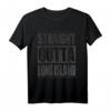 Vintage Straight Outta Long Island Geschenk T-Shirt - Perfekt für Geburtstag, Weihnachten, Halloween & Urlaubserinnerungen