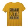 Vintage Straight Outta Long Island Geschenk T-Shirt - Perfekt für Geburtstag, Weihnachten, Halloween & Urlaubserinnerungen