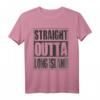 Vintage Straight Outta Long Island Geschenk T-Shirt - Perfekt für Geburtstag, Weihnachten, Halloween & Urlaubserinnerungen