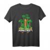 HapPanda Creeper & Jaguar Island T-Shirt – Offiziell lizenziertes Gaming-Design für Männer, Frauen, Jungen und Mädchen