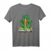HapPanda Creeper & Jaguar Island T-Shirt – Offiziell lizenziertes Gaming-Design für Männer, Frauen, Jungen und Mädchen