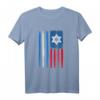 Israel Flagge T-Shirt – Geschenk für Israel-Liebhaber, Jerusalem & Davidstern – Perfekt zu Weihnachten, Chanukka & Geburtstag